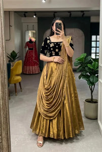 Exclusive Space Silk Lehenga - Heavy 8m Flare Festive Wear for Women