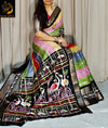 Exclusive Spice Silk Saree - Duel Weaving Zari Border for Festivities
