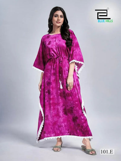 Exclusive Tye Dye Kaftan Dress - Flattering Fit for Women