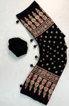 Exquisite Ajrakh Silk Saree - Traditional Gajji Silk for Women