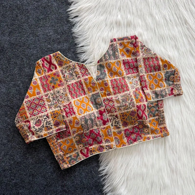 Exquisite Cotton Hand Block Print Blouse - Designer Padded Ethnic Wear for Women