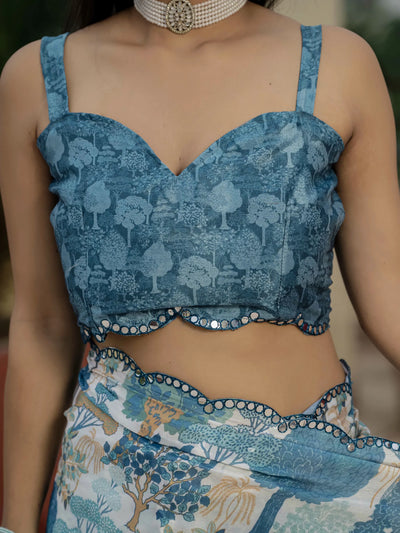 Exquisite Designer Chinnon Saree - Ready to Wear Collection for Wedding Season