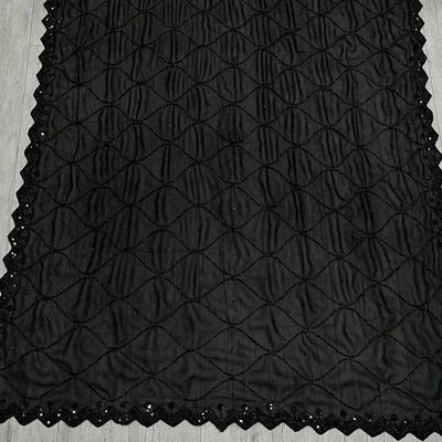 Exquisite Designer Cut Dana Saree - Handcrafted Georgette Party Wear for Women