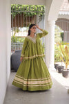 Exquisite Designer Kora Cotton Lehenga Set - Festive Wear for Women