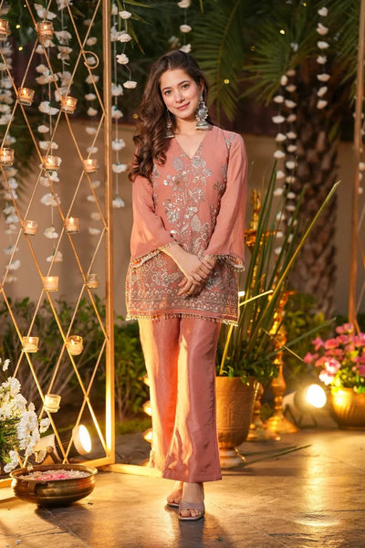 Exquisite Designer Kurti Set - Festive Heavy Embroidery for Women