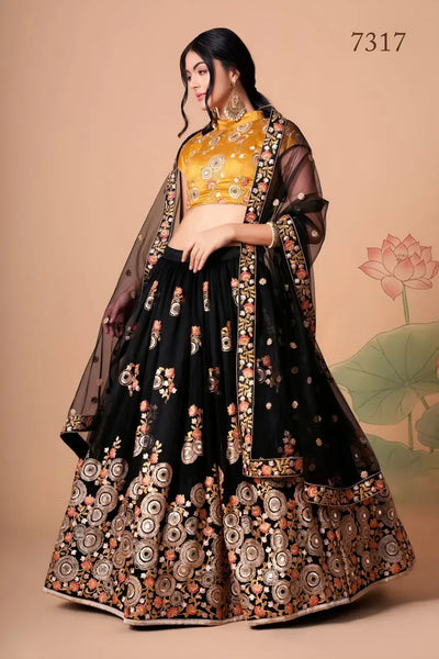 Exquisite Designer Lehenga - Heavy Embroidery for Bridal Wear