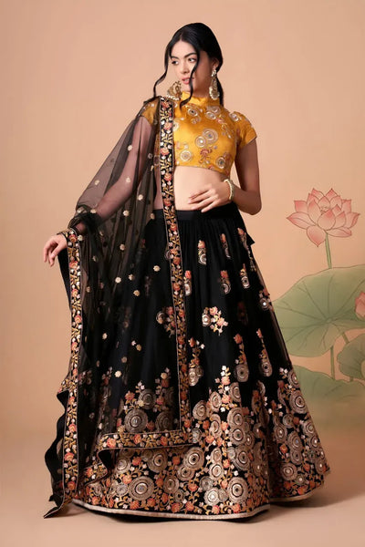 Exquisite Designer Lehenga - Heavy Embroidery for Bridal Wear