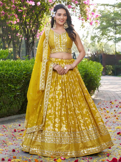 Exquisite Designer Lehenga - Heavy Embroidery for Wedding & Festive Wear