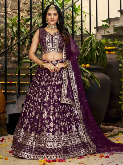 Exquisite Designer Lehenga - Heavy Embroidery for Wedding & Party Wear