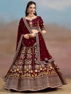 Exquisite Designer Lehenga - Heavy Floral Embroidery for Wedding Season