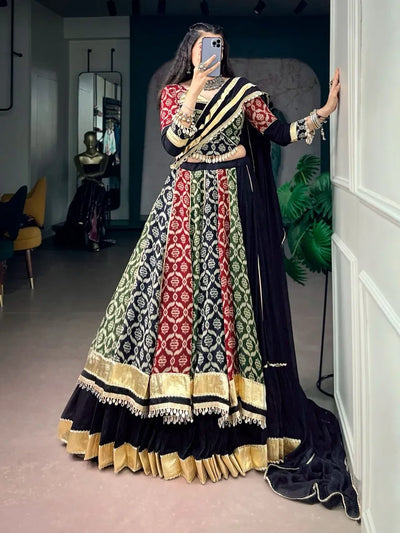 Exquisite Designer Lehenga - Heritage Print Festive Wear for Women