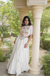 Exquisite Designer Lehenga - Rayon Mirror Work Festive Wear for Women