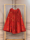 Exquisite Festive Cotton Lehenga - Traditional Heart Embroidery for Women