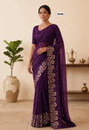 Exquisite Georgette Saree - Heavy Sequins Embroidery for Wedding Collection