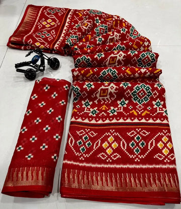 Exquisite Georgette Saree - Lightweight Designer Ethnic Wear for Women