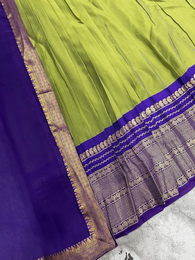 Exquisite Kanjivaram Silk Lehenga - Designer Festive Wear for Women
