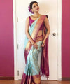 Exquisite Lichi Silk Saree - Traditional Jacquard Work for Wedding Season