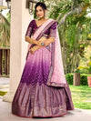 Exquisite Ombre Lehenga Choli - Heavy Thread & Sequins Embroidery for Wedding Season