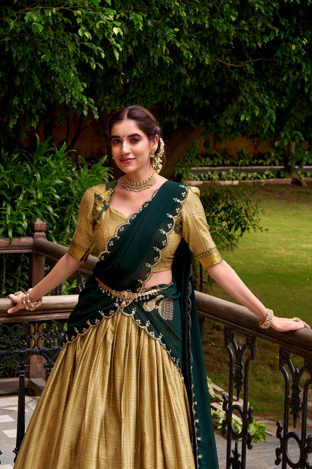 Half Saree Lehenga