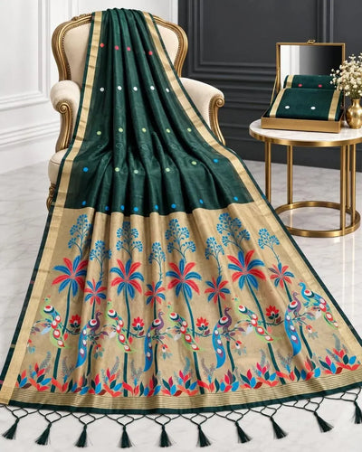 Exquisite Premium Cotton Saree - Elegant Festive Collection for Women