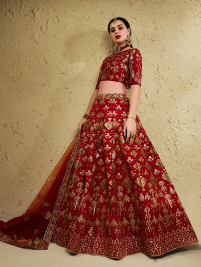 Exquisite Royal Embroidered Lehenga Choli - Designer Festive Wear for Women