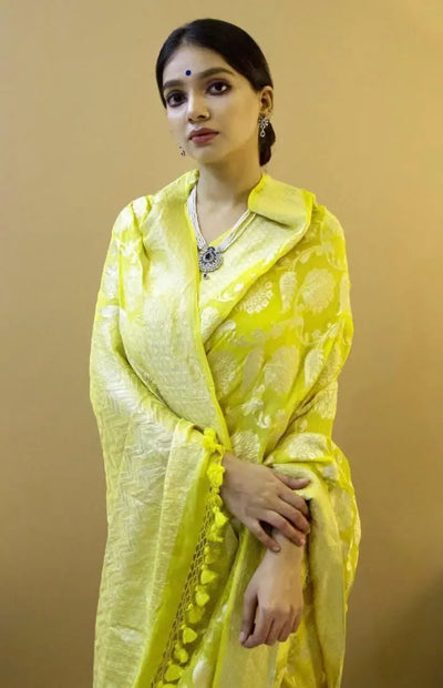Exquisite Silk Kurti Set - Handcrafted Festive Wear for Women