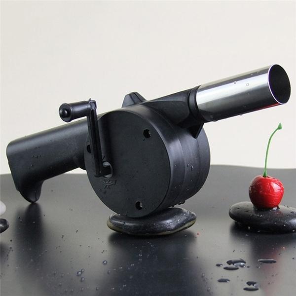 2282 Portable Hand Crank Air Blower Fan For Charcoal Grill Bbq - TREND BUY