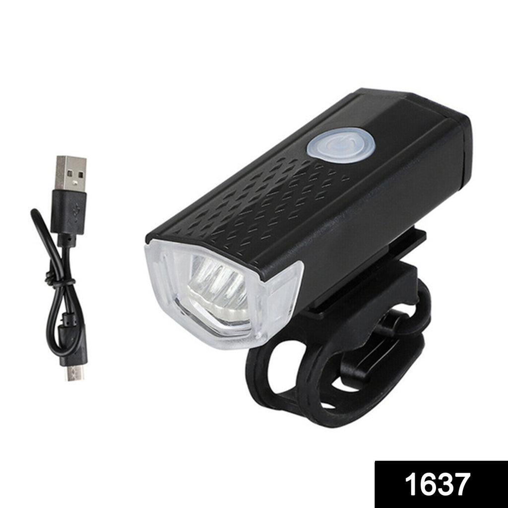 1637 Usb Rechargeable Bicycle Light Set 400 Lumen Super Bright Headlight Front Lights - TREND BUY