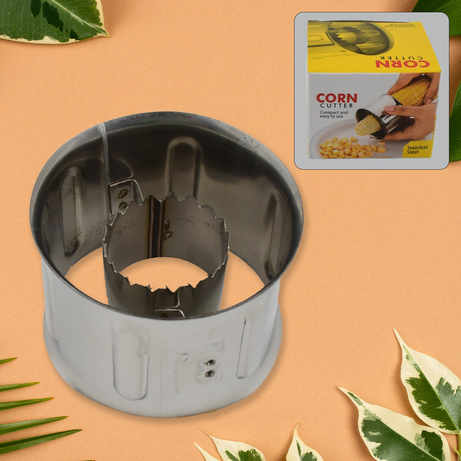 Corn Cutter Stainless Steel Stripping Kernels Remover (1 Pc) - TREND BUY