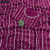 Buy Fandy Satin Silk Saree for Women | Embroidered & Cut Work Festive Wear | Ethnic Wear Online