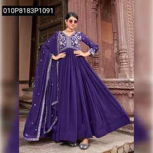 Faux Blooming Designer Gown Women's | Party & Festive Wear
