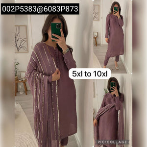 Faux Georgette Pant Suit Women's | Festive & Party Wear