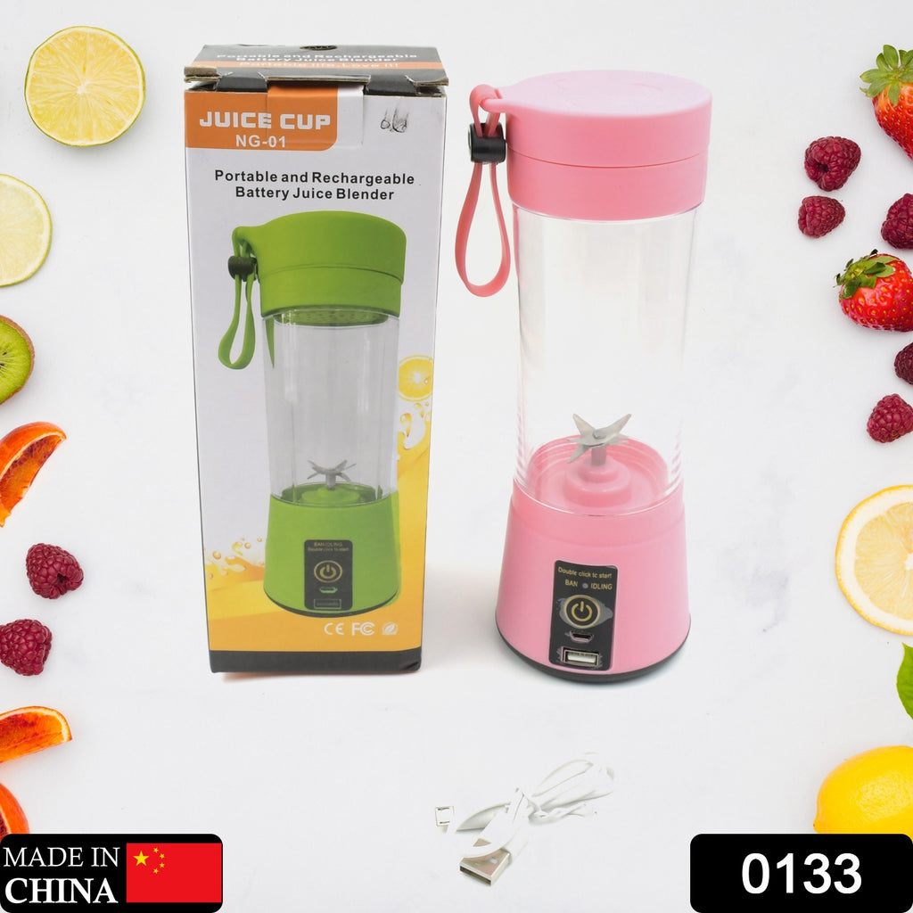 133 Portable Usb Electric Juicer - 6 Blades (Protein Shaker) - TREND BUY