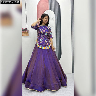 Buy Floral Embroidered Fendy Lehenga Set for Women | Festive Flair Ethnic Wear Online