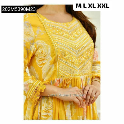 Floral Embroidered Nyra Cut Suit Set for Women | Festive Wear