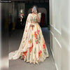 Elegant Floral Print Georgette Lehenga Choli for Women | Festive & Ethnic Wear Online