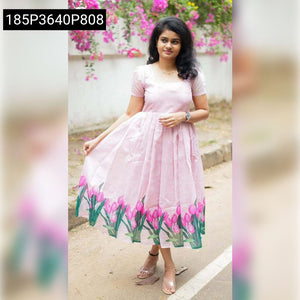 Floral Rayon Anarkali Gown | Women's Festive & Wedding Wear