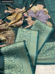 Buy Gaji Silk Saree for Women | Floral Weaving Jacquard | Festive, Casual & Ethnic Wear Online