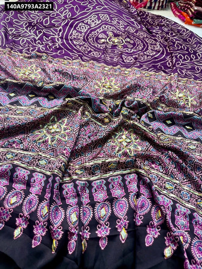 Buy Gajji Bandhej Silk Saree for Women Online | Traditional Jaipuri Work & Gota | Ethnic Wear