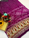 Gajji Silk Bandhani Saree for Women | Festive & Special Occasion Wear