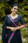 Georgette Embroidered Lehenga Choli for Women | Enchanted Evenings