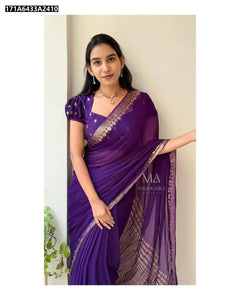 Buy Georgette Saree with Jacquard Blouse for Women | Festive & Ethnic Wear Online