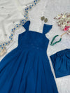 Georgette Sequin Anarkali Suit for Women | Festive Wear
