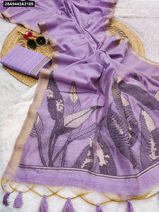 Ghicha Cotton Saree for Women | Resham Weaving Ethnic Wear
