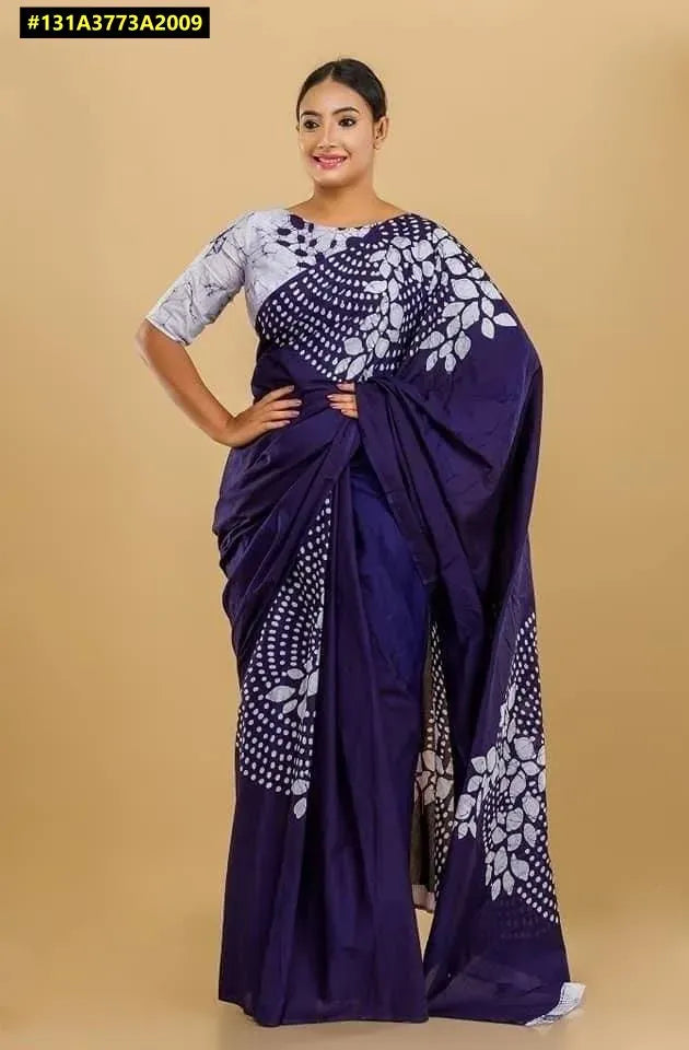 Exclusive Chanderi Cotton Saree with Vibrant Digital Prints