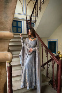 Gorgeous Designer Anarkali Suit - Heavy Embroidery Party Wear | Sizes XS-XXL