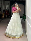 Gorgeous Embossed Lehenga Choli - 12M Flair for Weddings & Festivities