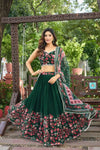 Gorgeous Floral Georgette Lehenga - Digital Print Festive Wear