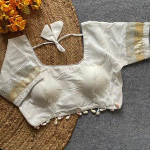 Gotta Patti Halter Neck Blouse for Women | Navratri Special