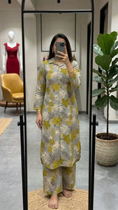 Handcrafted Cotton Kurta Set - Elegant Festive Wear